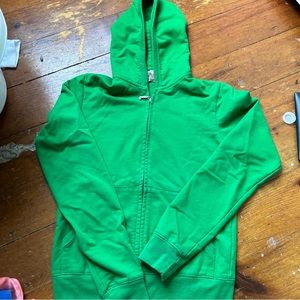 green y2k juicy couture zip up